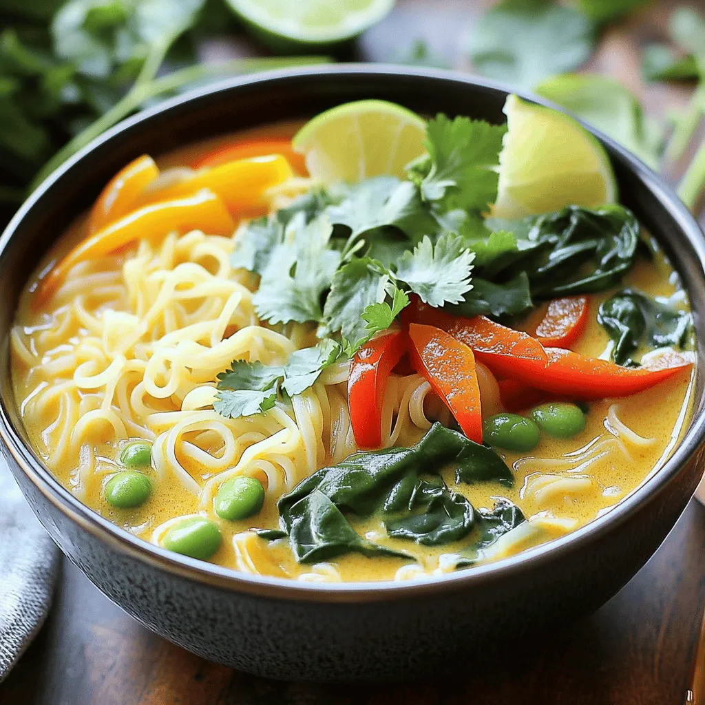 Thai Coconut Curry Noodle Soup Flavorful Comfort Bowl