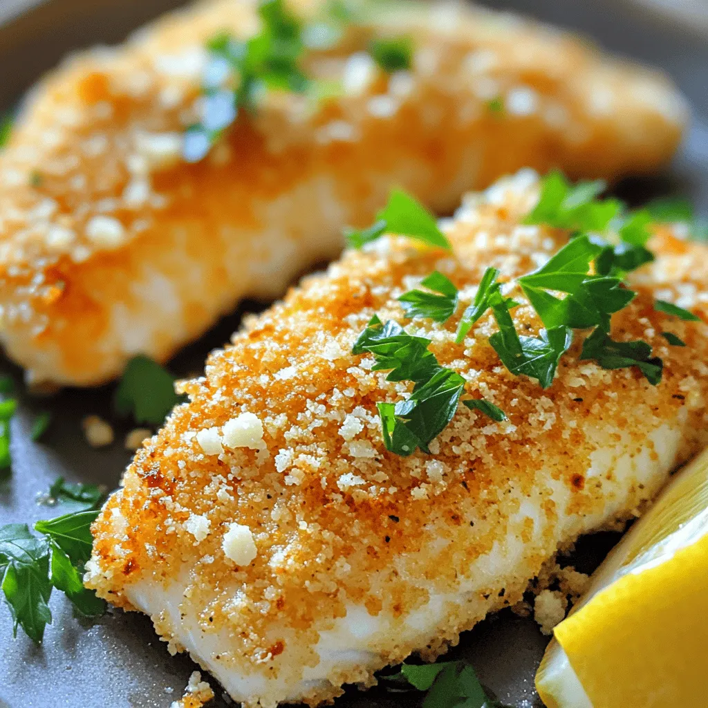 Baked Parmesan Crusted Tilapia Delicious and Easy Meal