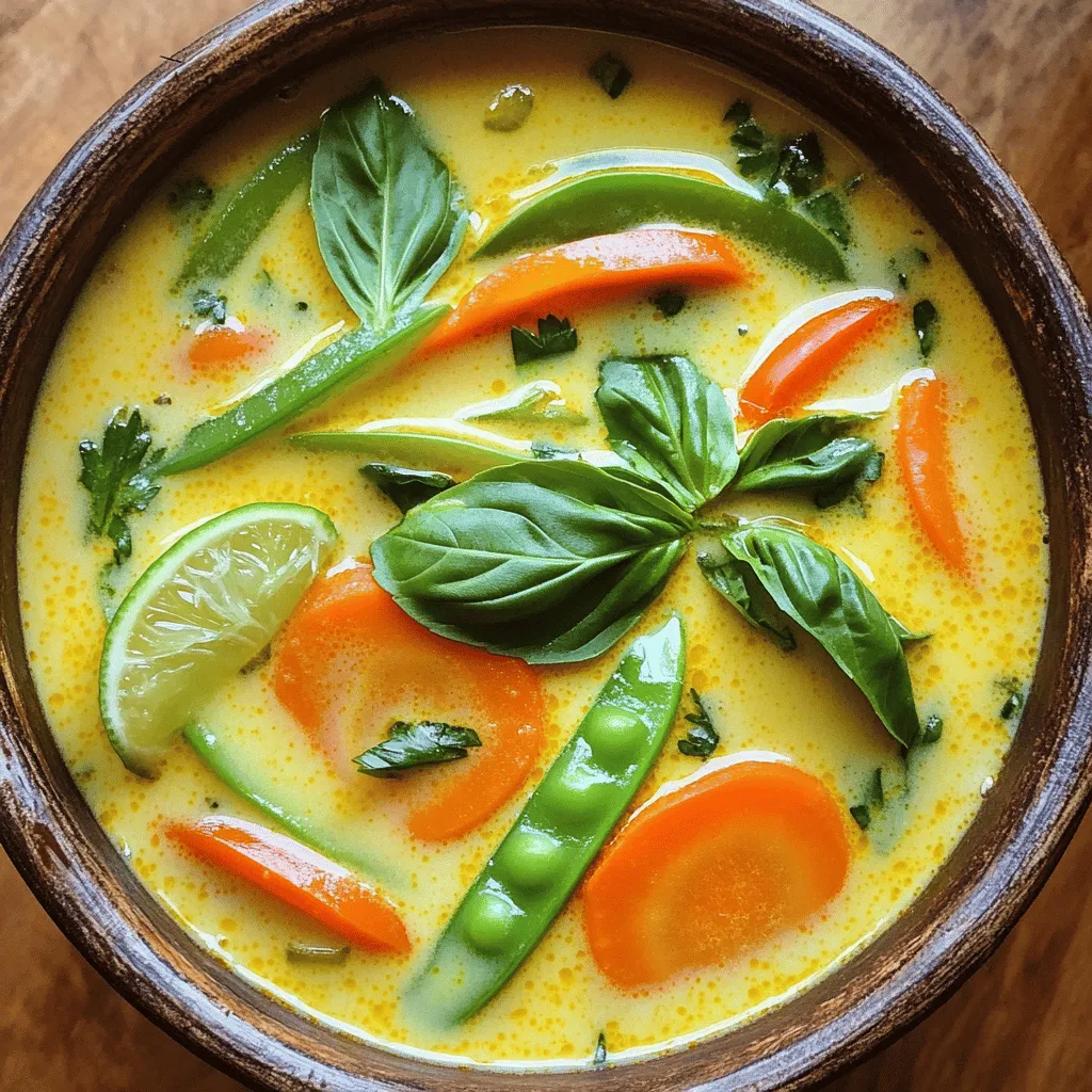 Thai Coconut Curry Soup Flavorful and Easy Recipe