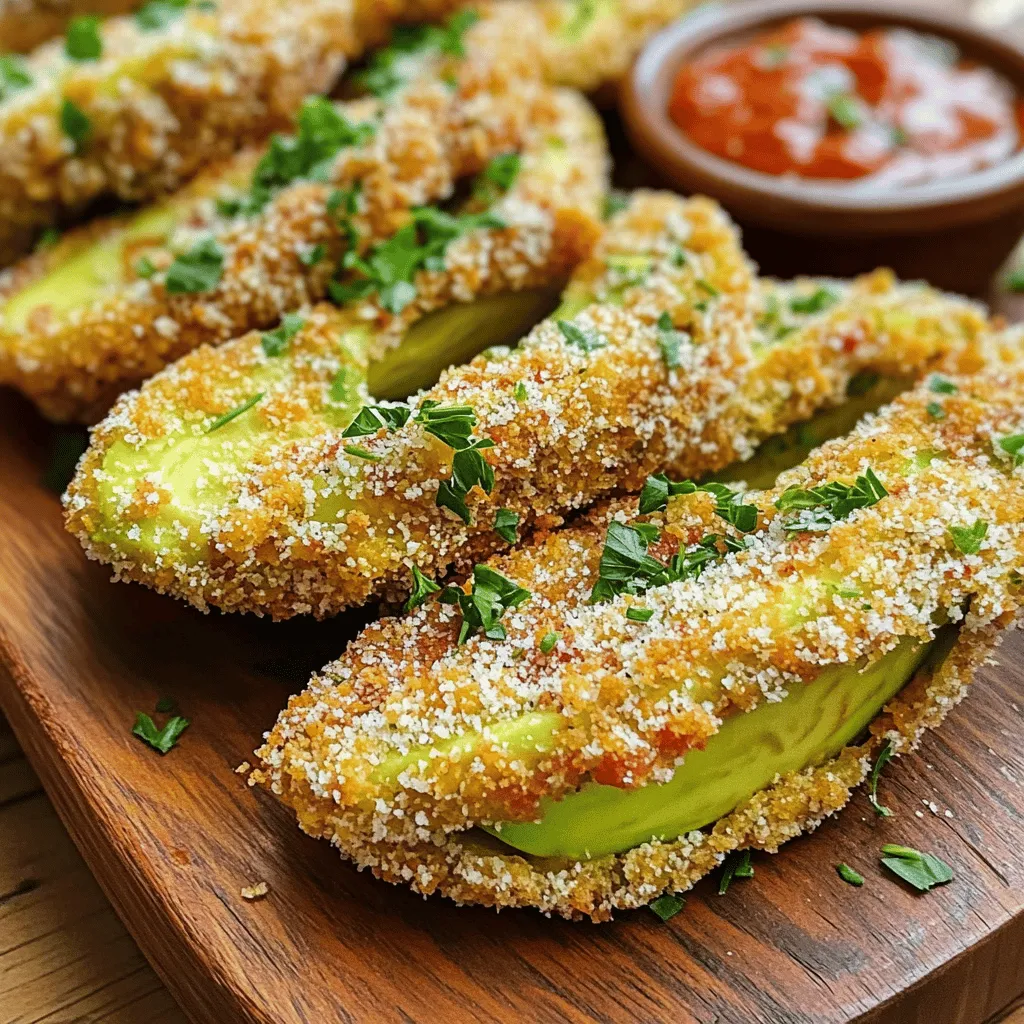 Parmesan Avocado Fries Air Fryer Crispy Delight