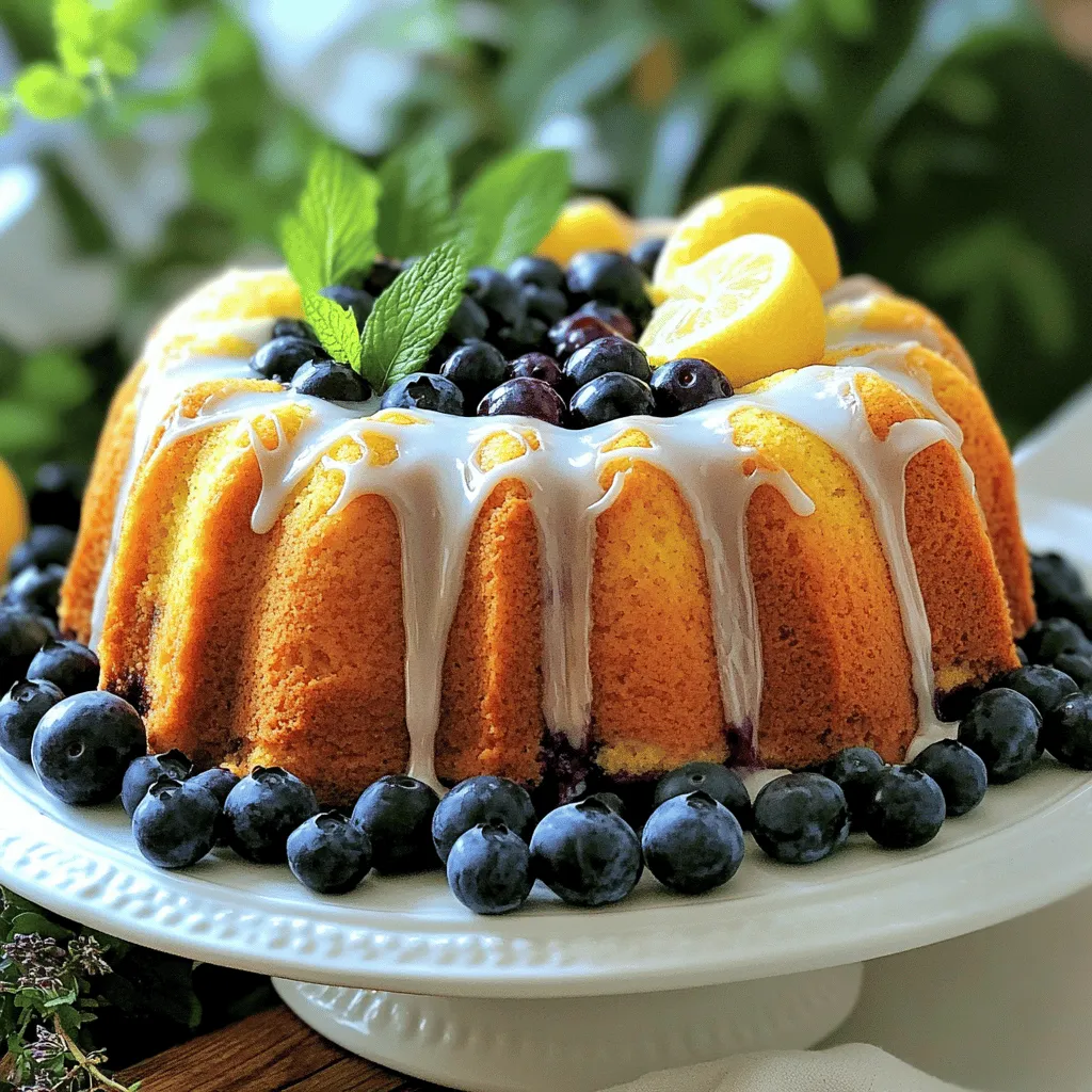 Lemon Blueberry Pound Cake Irresistible Dessert Recipe