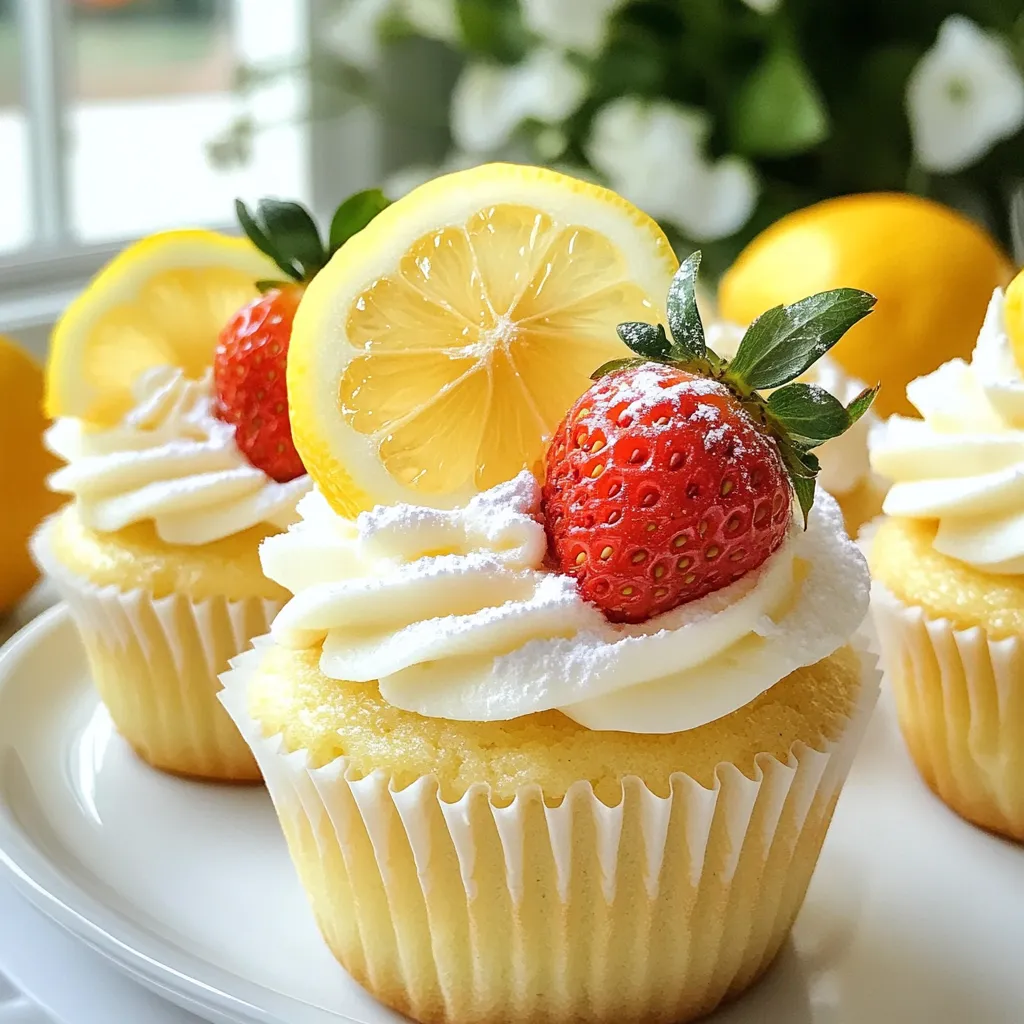 Strawberry Lemonade Cupcakes Delightful Summer Treat