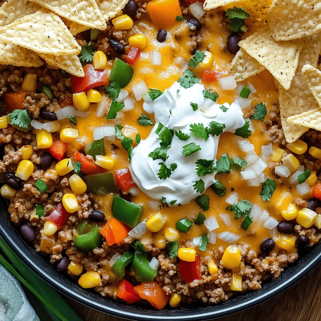 Loaded Cheesy Taco Skillet Flavorful Family Meal