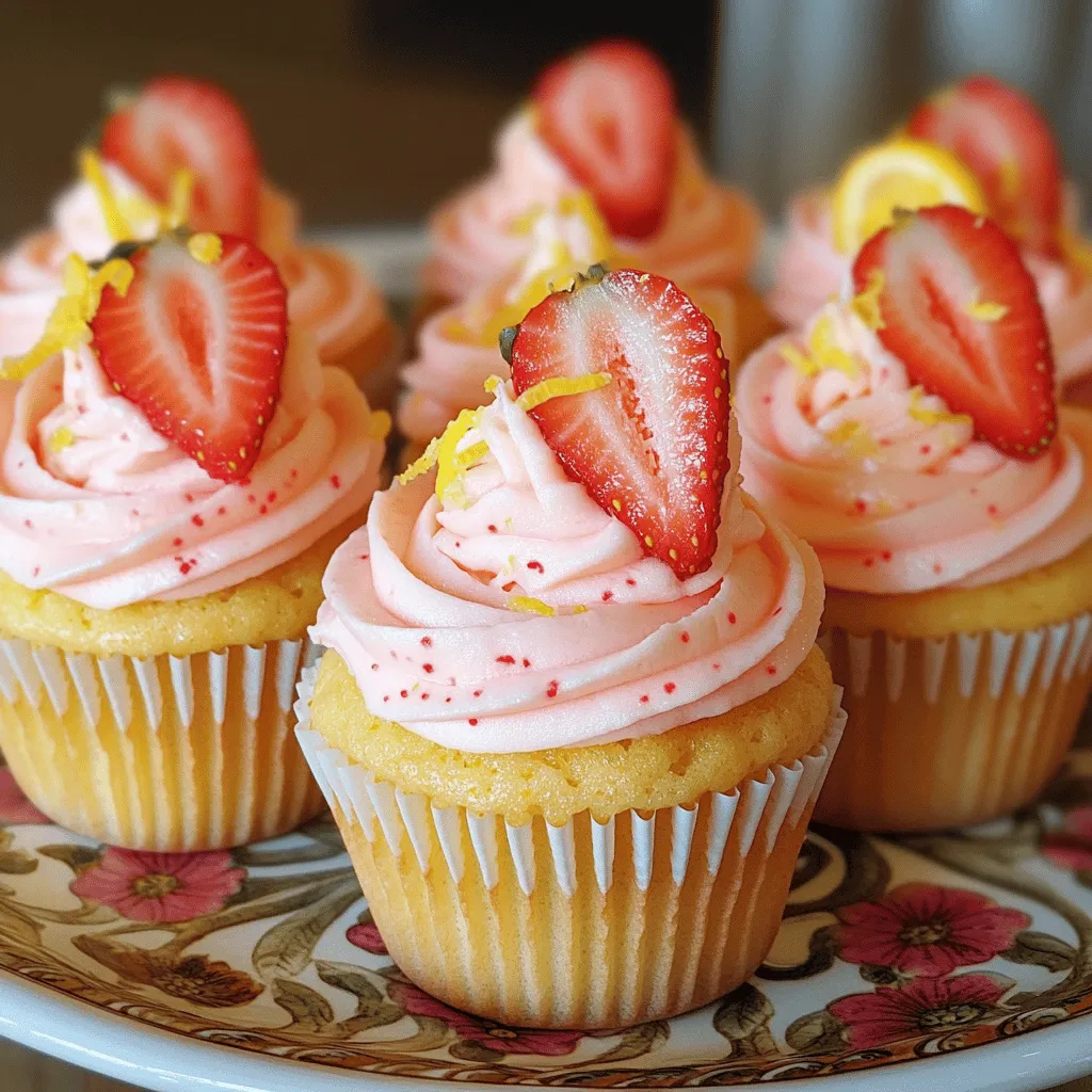 Strawberry Lemonade Cupcakes Delightful and Easy Treat
