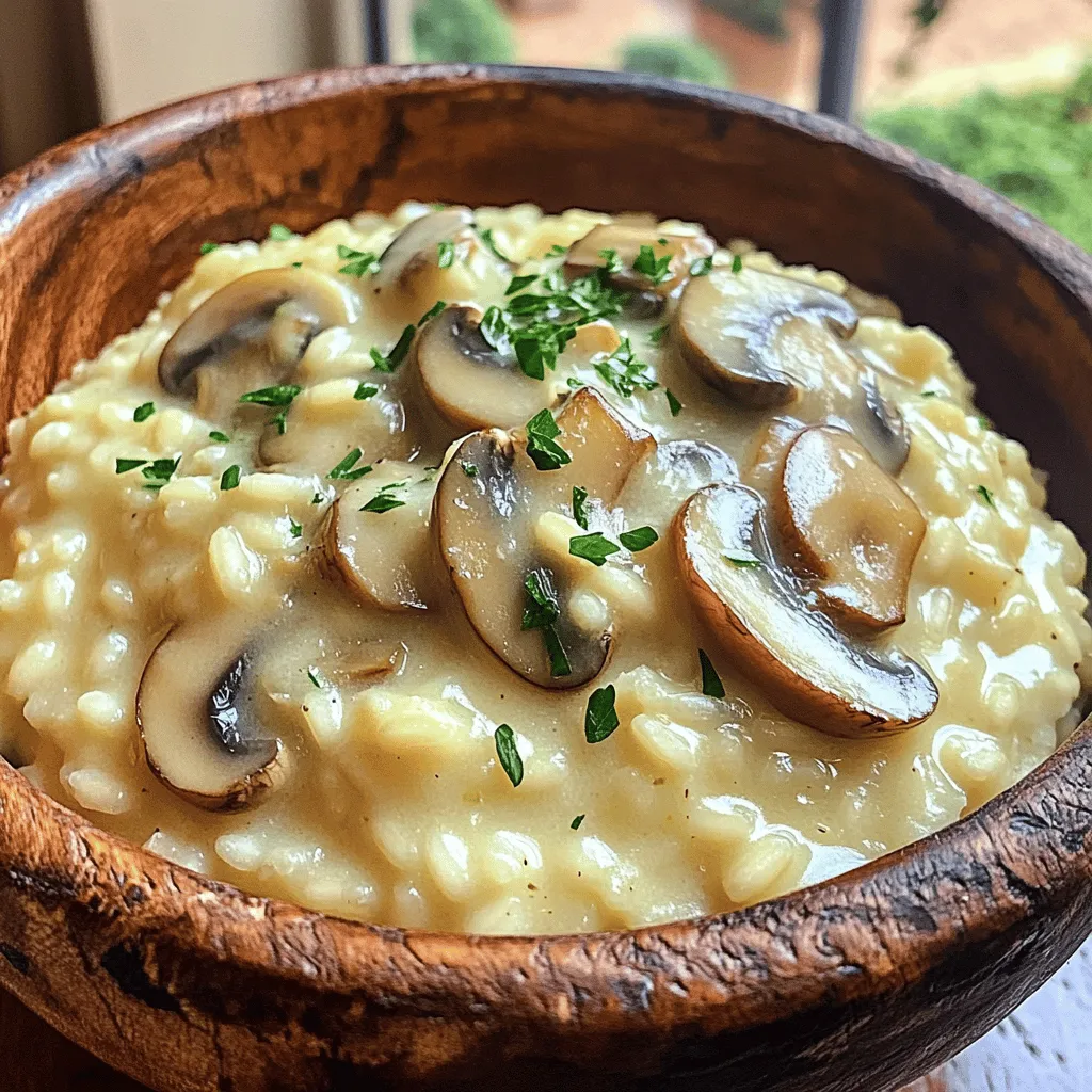 Creamy Mushroom Risotto Flavorful and Easy Meal