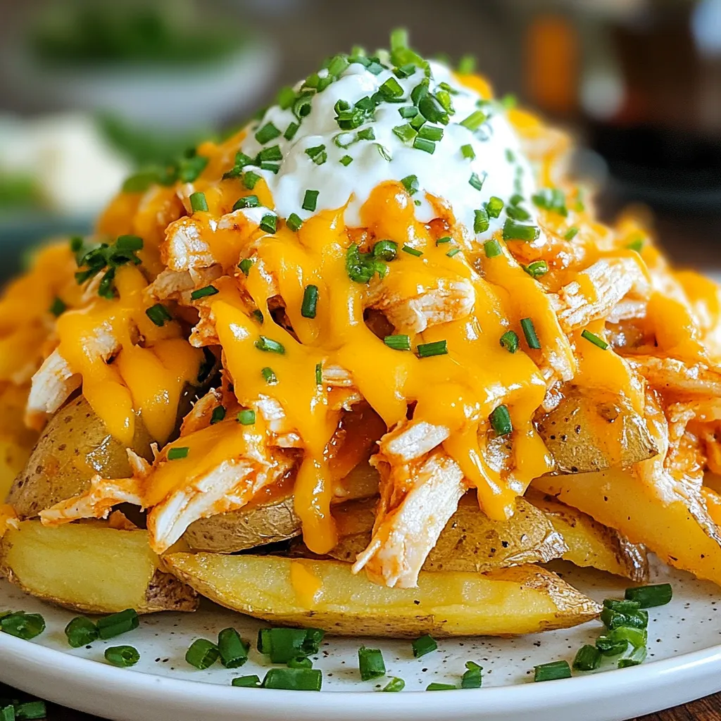 Loaded Buffalo Chicken Fries Flavorful Game Day Treat