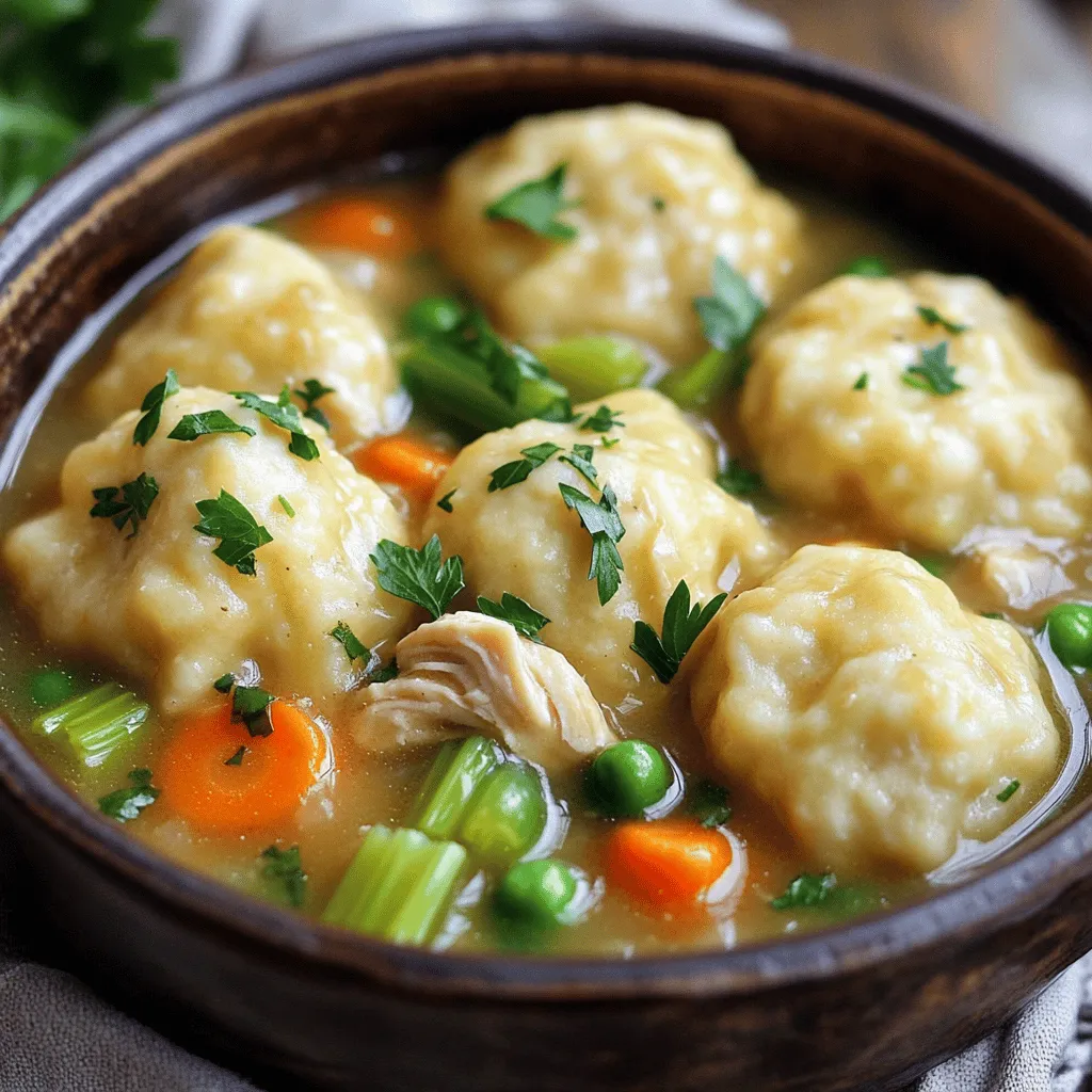 Easy Chicken and Dumplings Comforting Homemade Meal