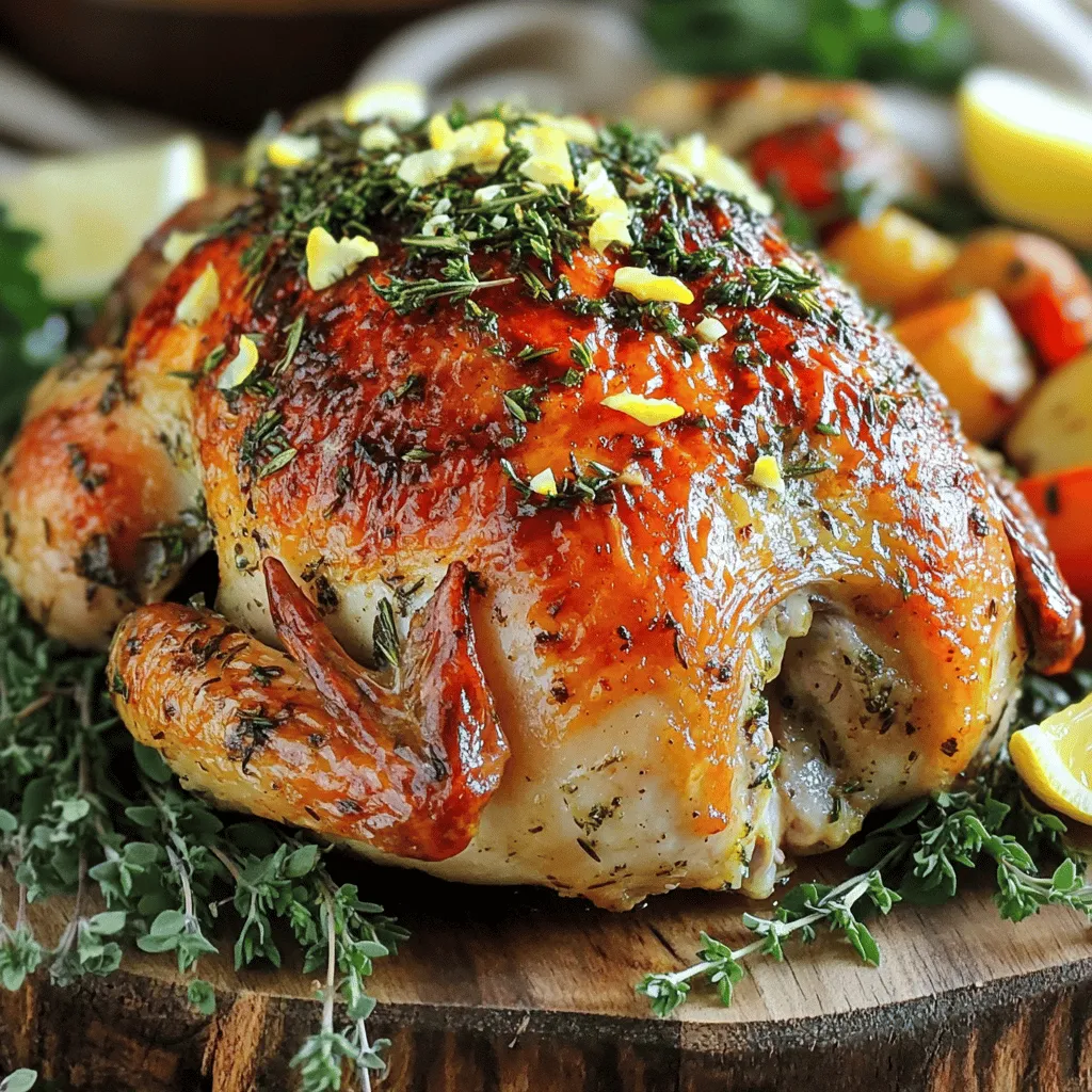 Garlic Herb Roasted Chicken Delicious and Flavorful Meal