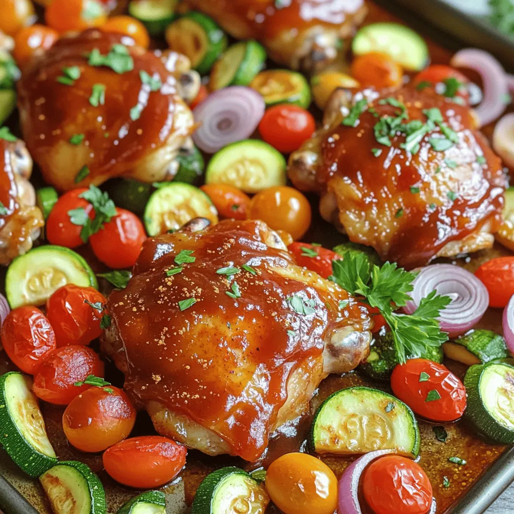 Sheet Pan BBQ Chicken and Veggies Quick Recipe