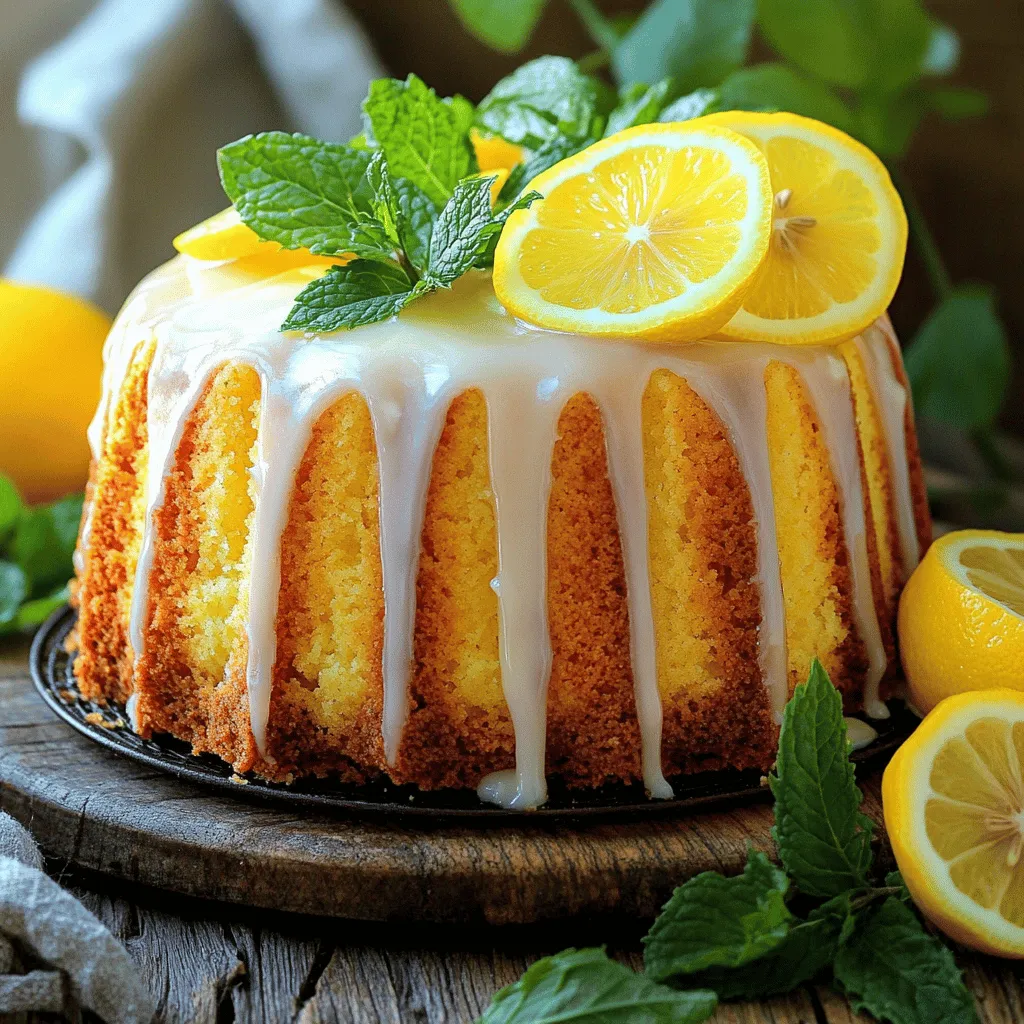 Lemon Drizzle Pound Cake Moist and Flavorful Delight