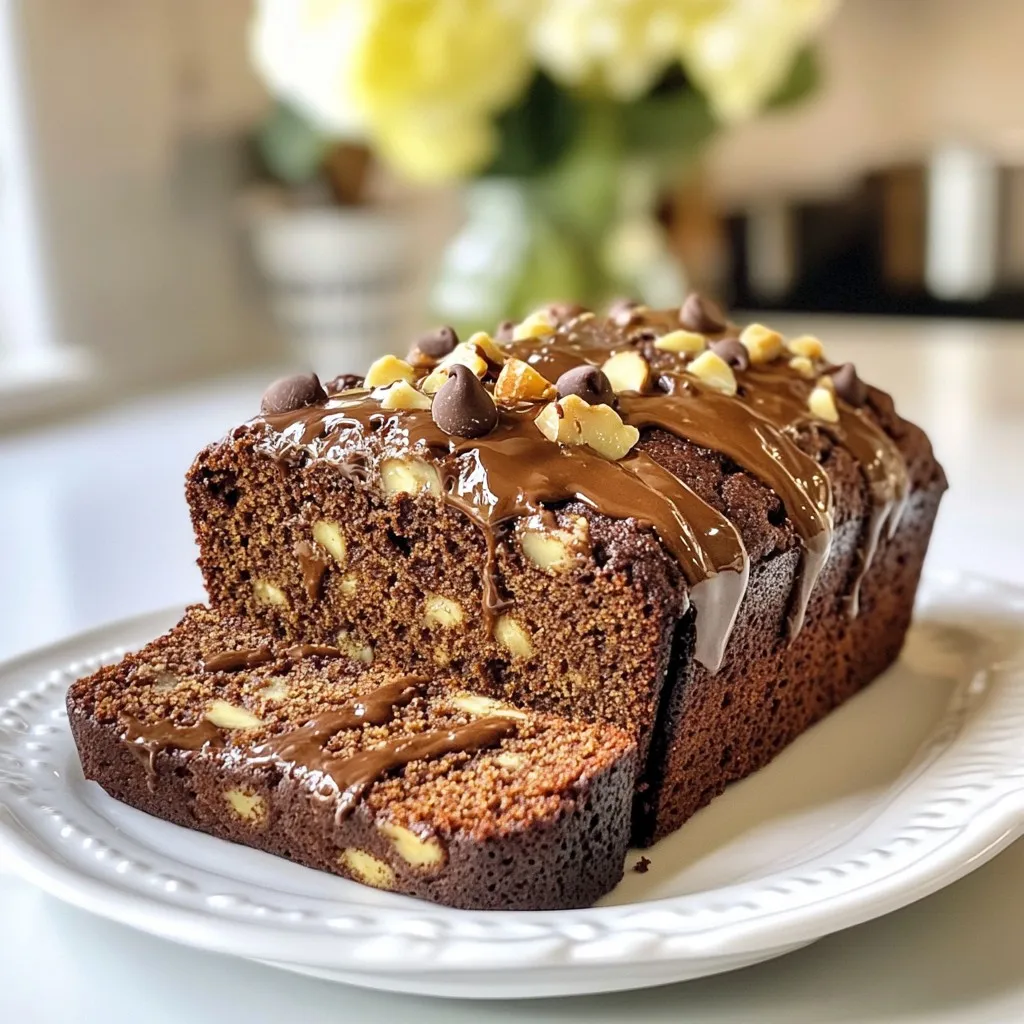 Chocolate Hazelnut Banana Bread Irresistible Delight