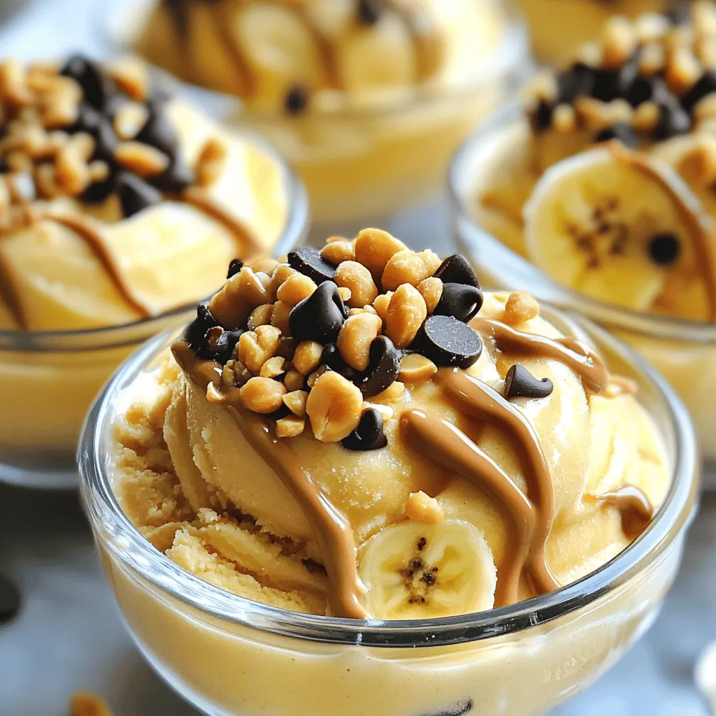 Peanut Butter Banana Ice Cream Smooth and Creamy Treat