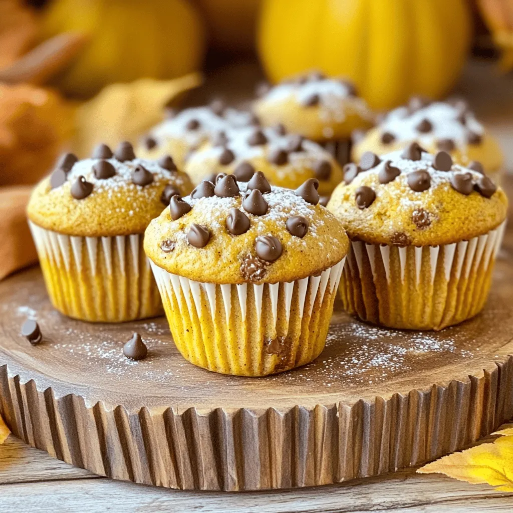 Pumpkin Spice Chocolate Chip Muffins Savory Delight