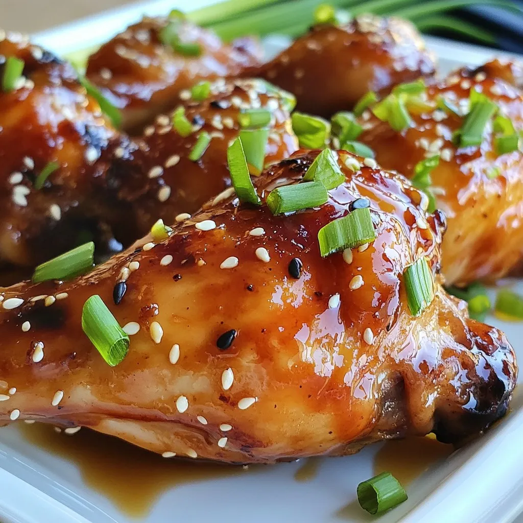 Honey Garlic Glazed Chicken Drumsticks Flavor Boost