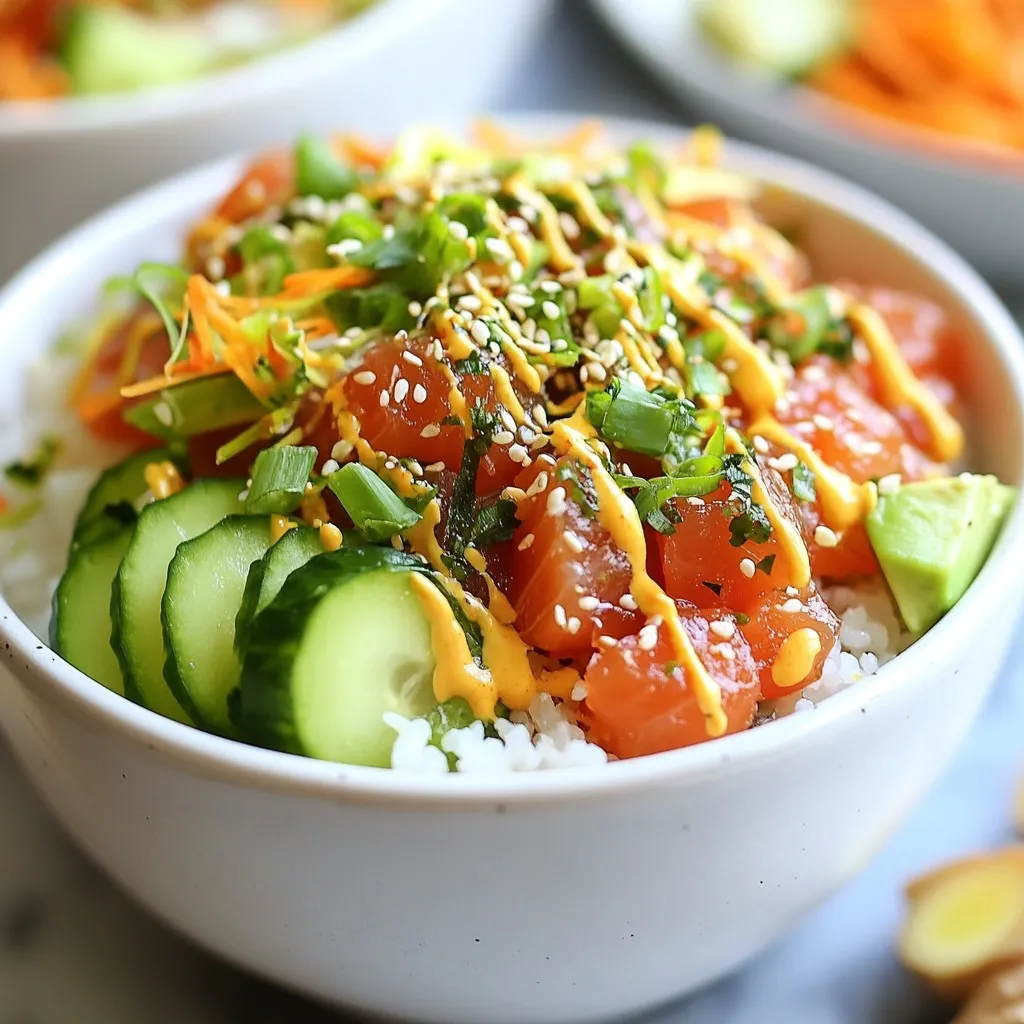 Spicy Tuna Sushi Bowls Fresh and Flavorful Delight