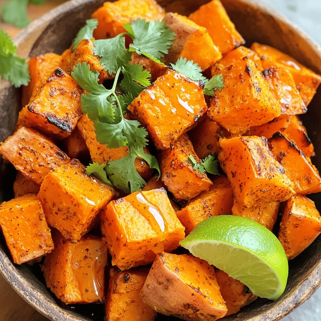 Spicy Roasted Sweet Potatoes Simple and Tasty Dish