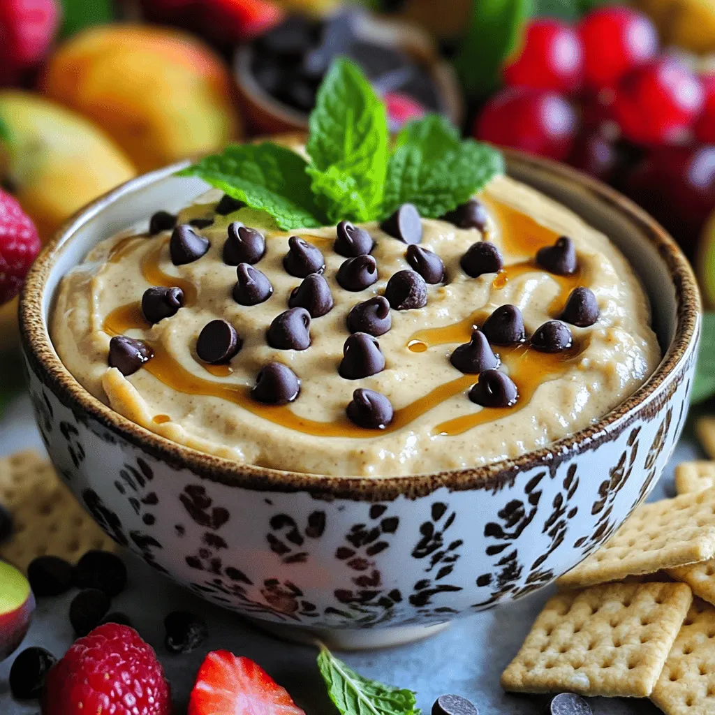Vegan Chocolate Chip Cookie Dough Dip Delightful Treat