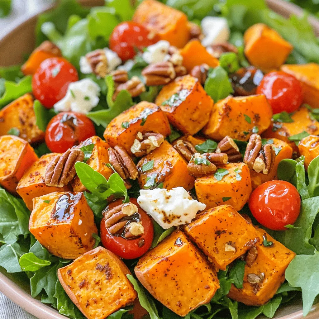 Roasted Sweet Potato Salad Flavorful and Nutritious Dish