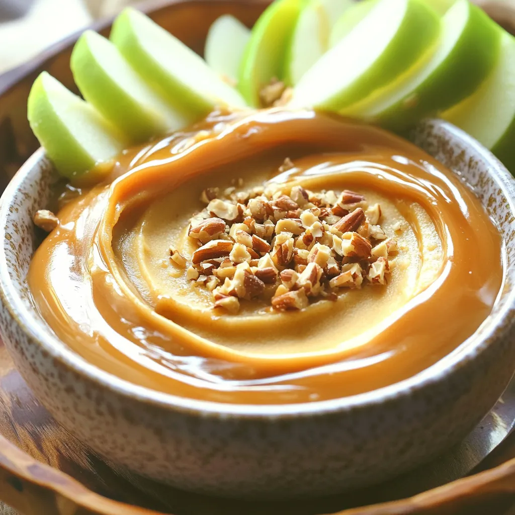 Caramel Apple Dip with Toffee Irresistible Treat