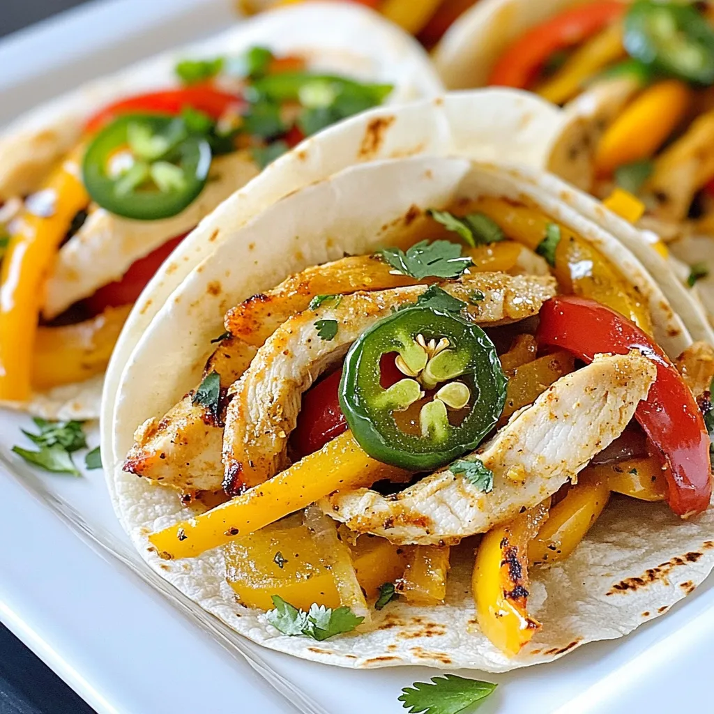 Jalapeño Lime Chicken Fajitas Flavorful and Easy Dish