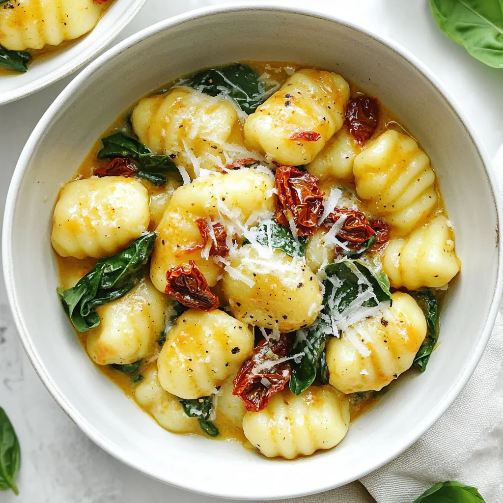 Creamy Sun-Dried Tomato Gnocchi Delightful Dinner Idea