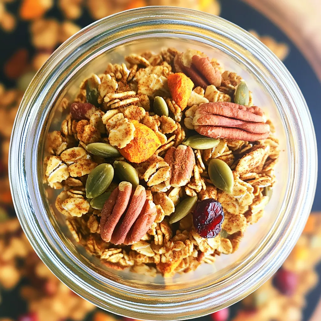 Pumpkin Spice Granola with Pecans Easy Recipe