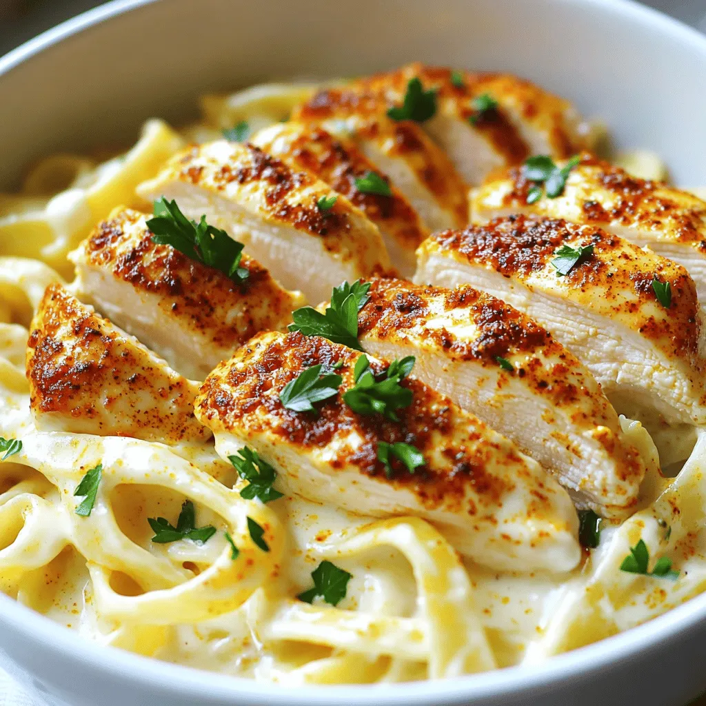Cajun Chicken Alfredo Tasty Comfort Food Dish