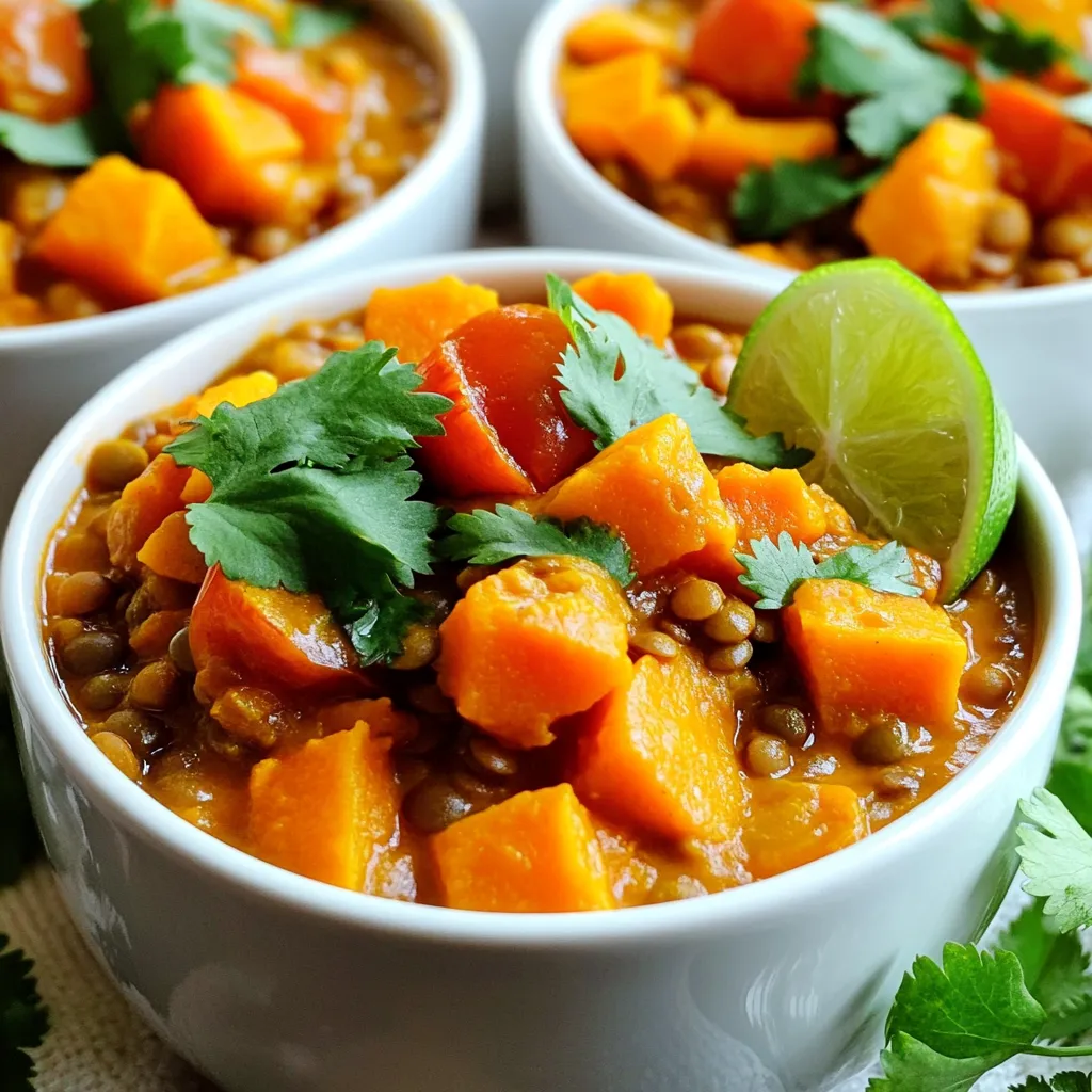 Savory Slow Cooker Butternut Squash Lentil Curry