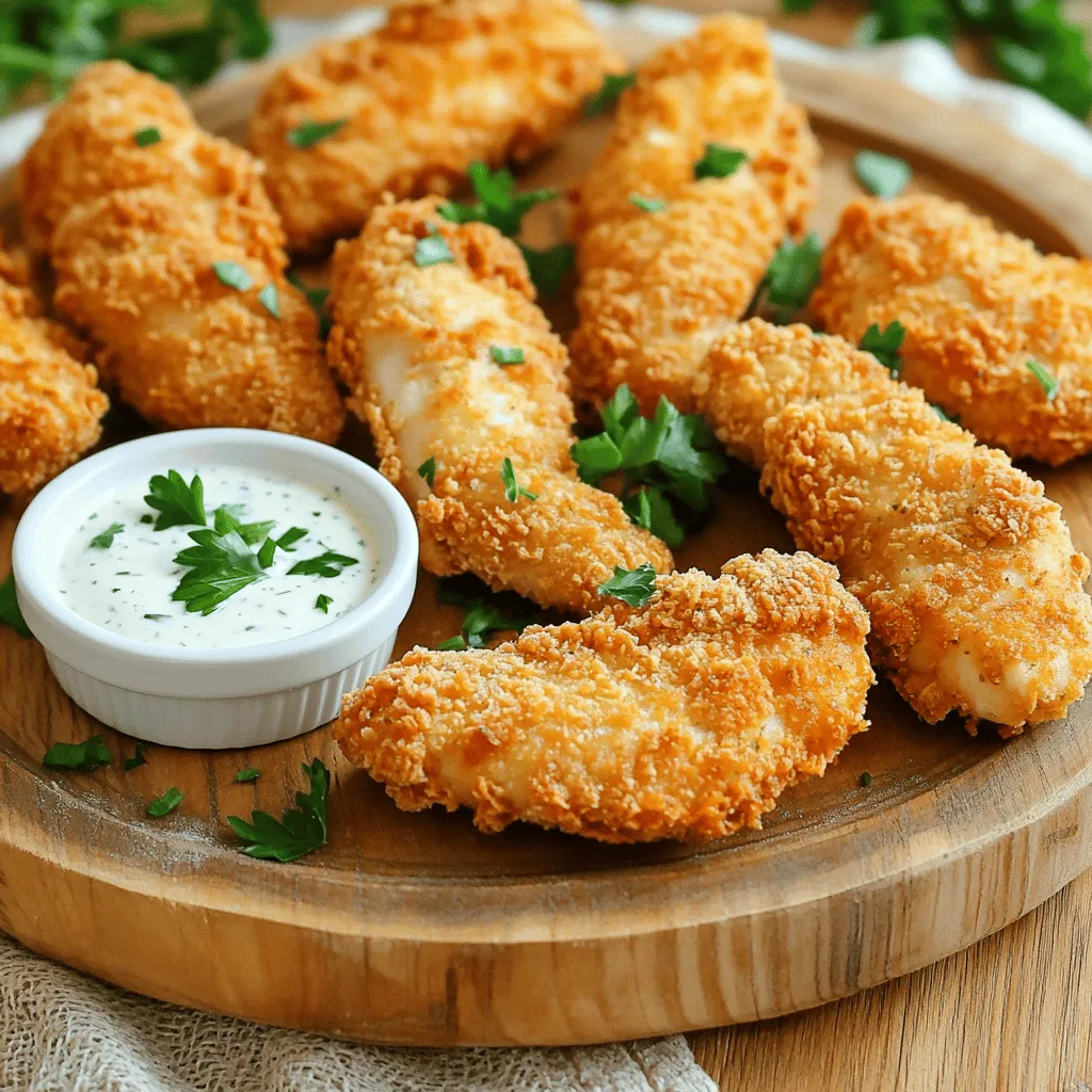 Zesty Ranch Chicken Tenders Crispy and Flavorful Meal