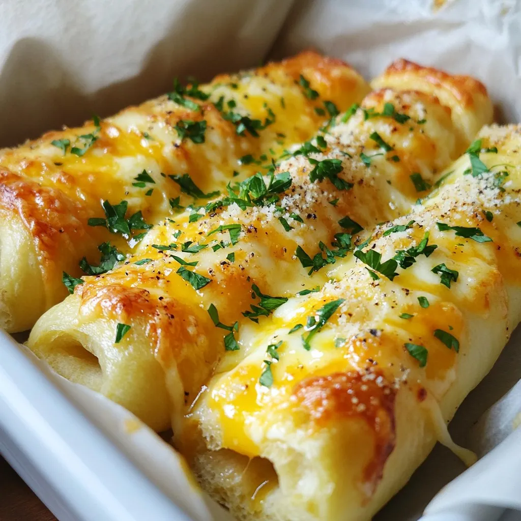 Cheesy Garlic Breadsticks Simple and Tasty Recipe