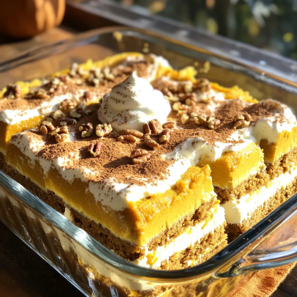 Pumpkin Spice Icebox Cake Delightful No-Bake Treat
