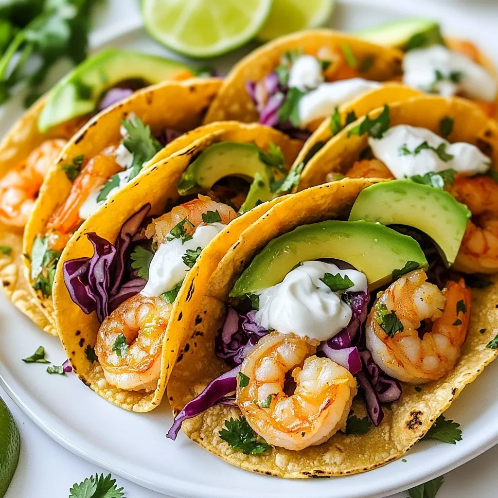 Cilantro Lime Shrimp Tacos Fresh and Flavorful Meal
