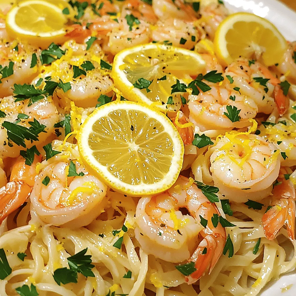 Lemon Garlic Shrimp Scampi Delightful and Easy Meal