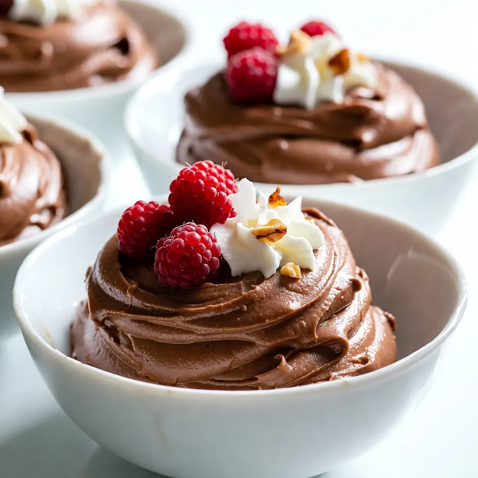 Vegan Chocolate Avocado Mousse Rich and Creamy Delight