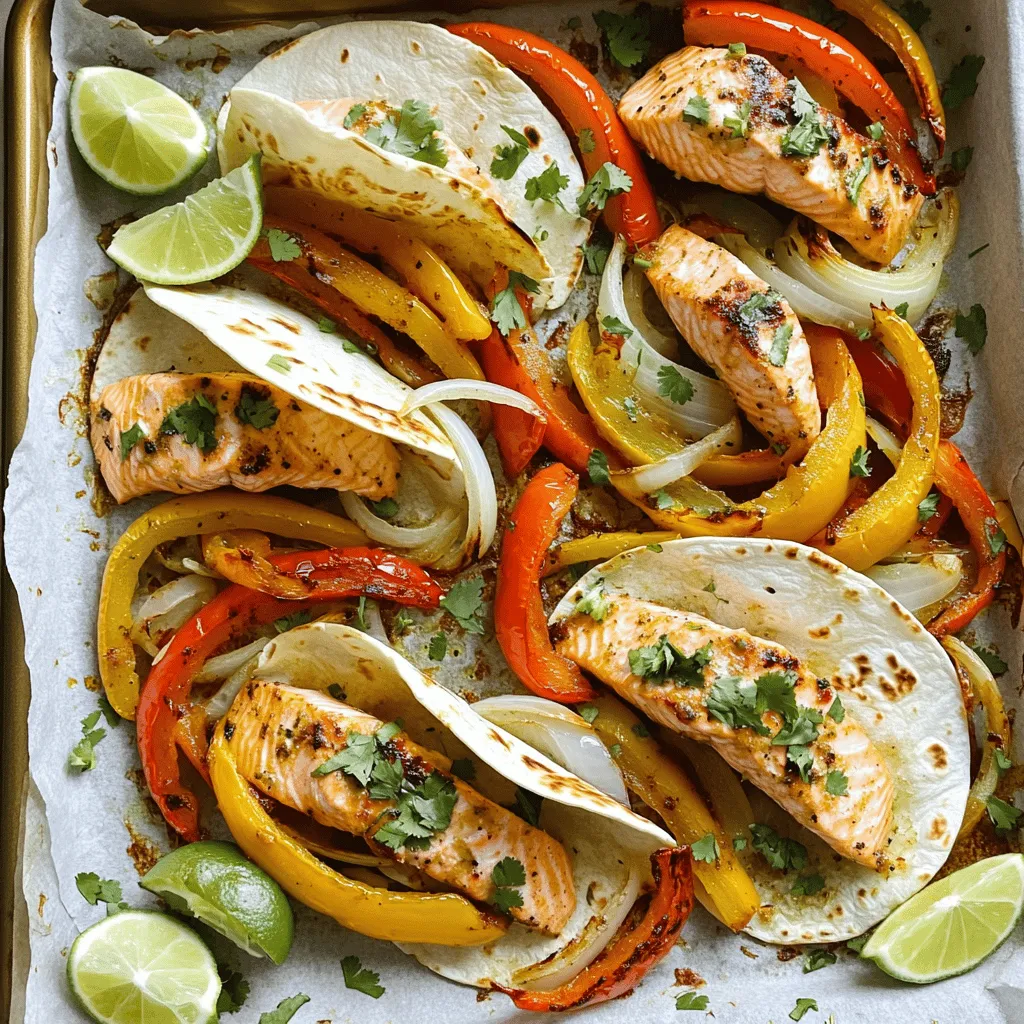 Easy Sheet Pan Salmon Fajitas Flavorful and Simple Dish