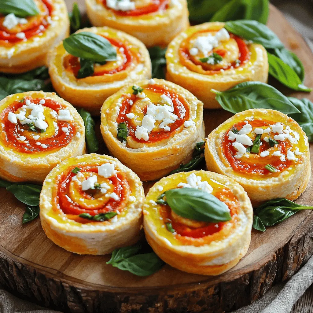 Roasted Red Pepper Hummus Pinwheels Delightful Wraps