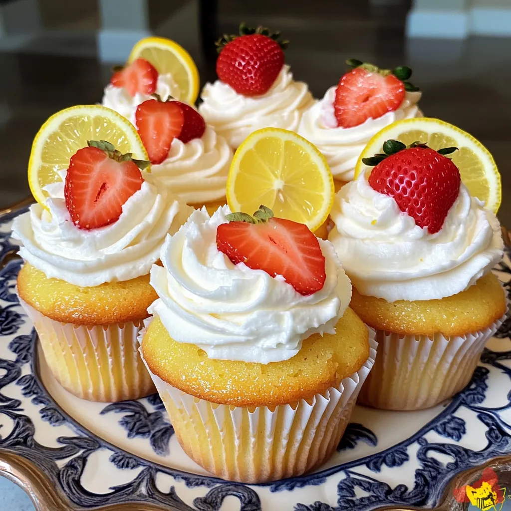 Strawberry Lemonade Cupcakes Fresh and Flavorful Treat