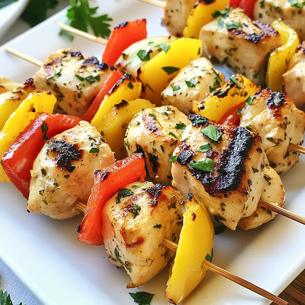 Lemon Herb Chicken Kabobs Flavorful Grilled Delight