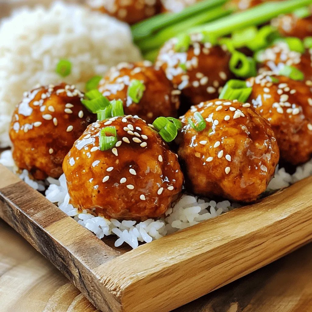 Teriyaki Chicken Meatballs Irresistible Flavor Recipe