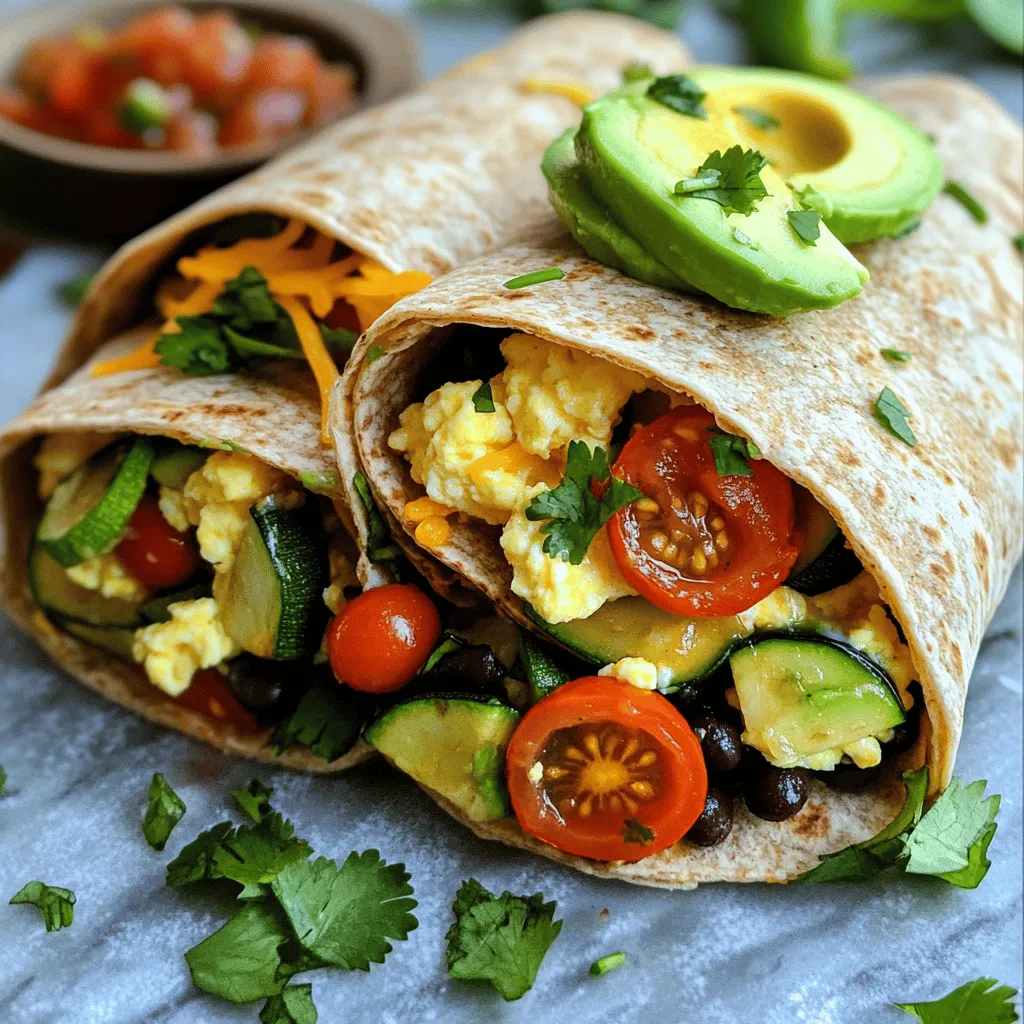 Veggie Loaded Breakfast Burritos Easy and Tasty Meal