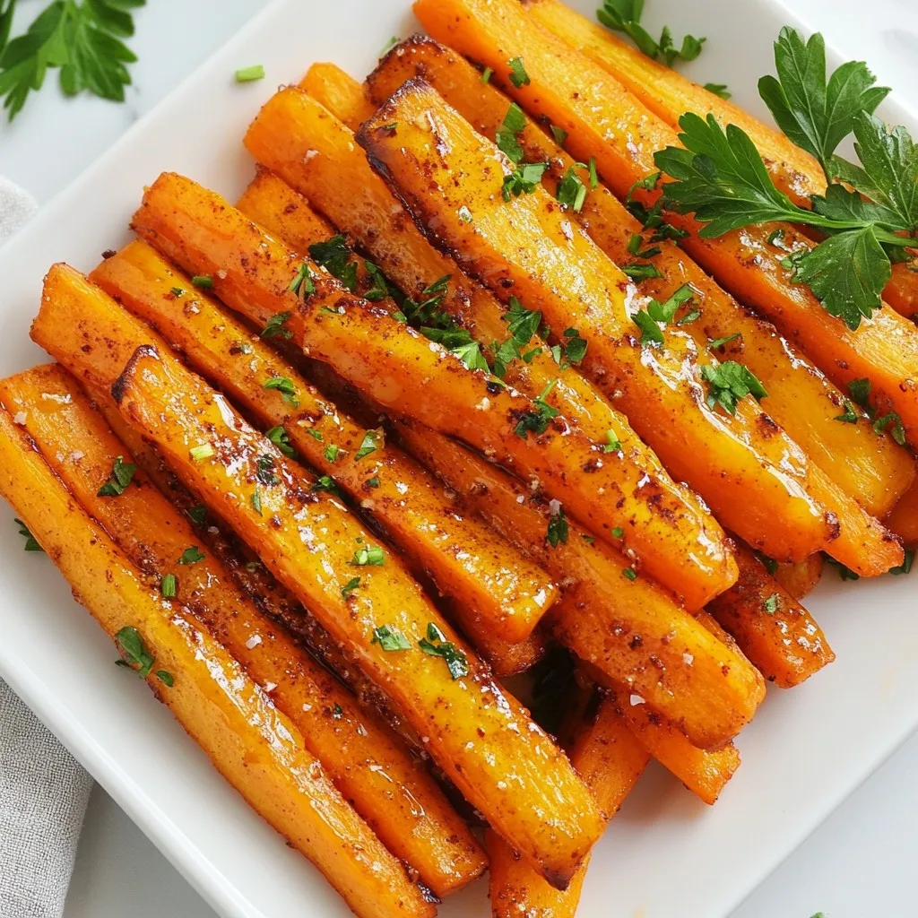 Honey Glazed Carrot Fries Flavorful and Simple Snack