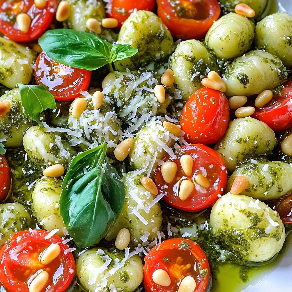 Minute Pesto Parmesan Gnocchi Quick and Flavorful Dish