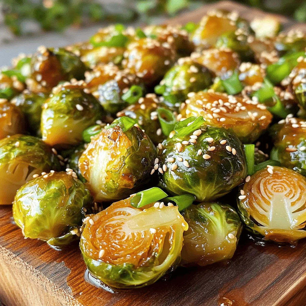 Honey Garlic Brussels Sprouts Tasty and Simple Dish