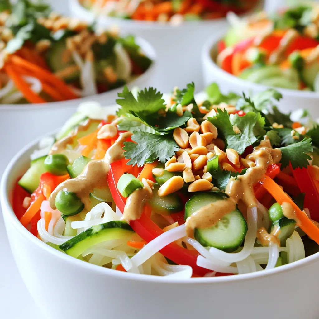 Minute Thai Peanut Noodle Salad Tasty and Quick Meal