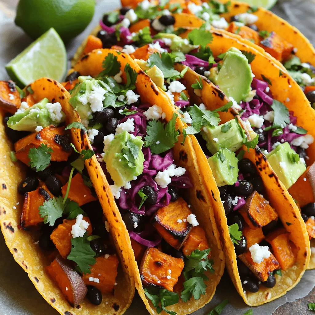 Cilantro Lime Sweet Potato Tacos Flavorful and Easy