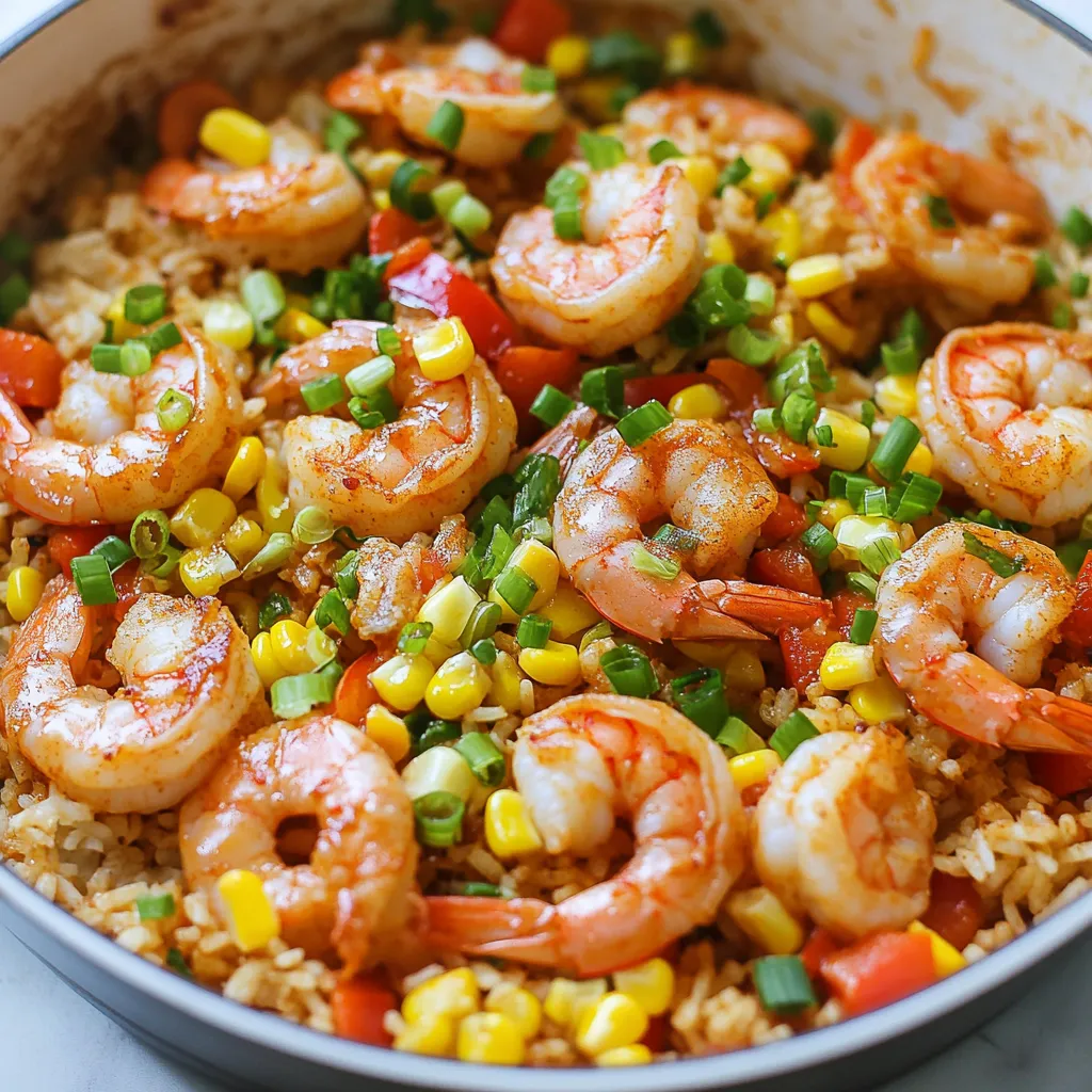 Cajun Shrimp Rice Skillet Quick and Flavorful Meal