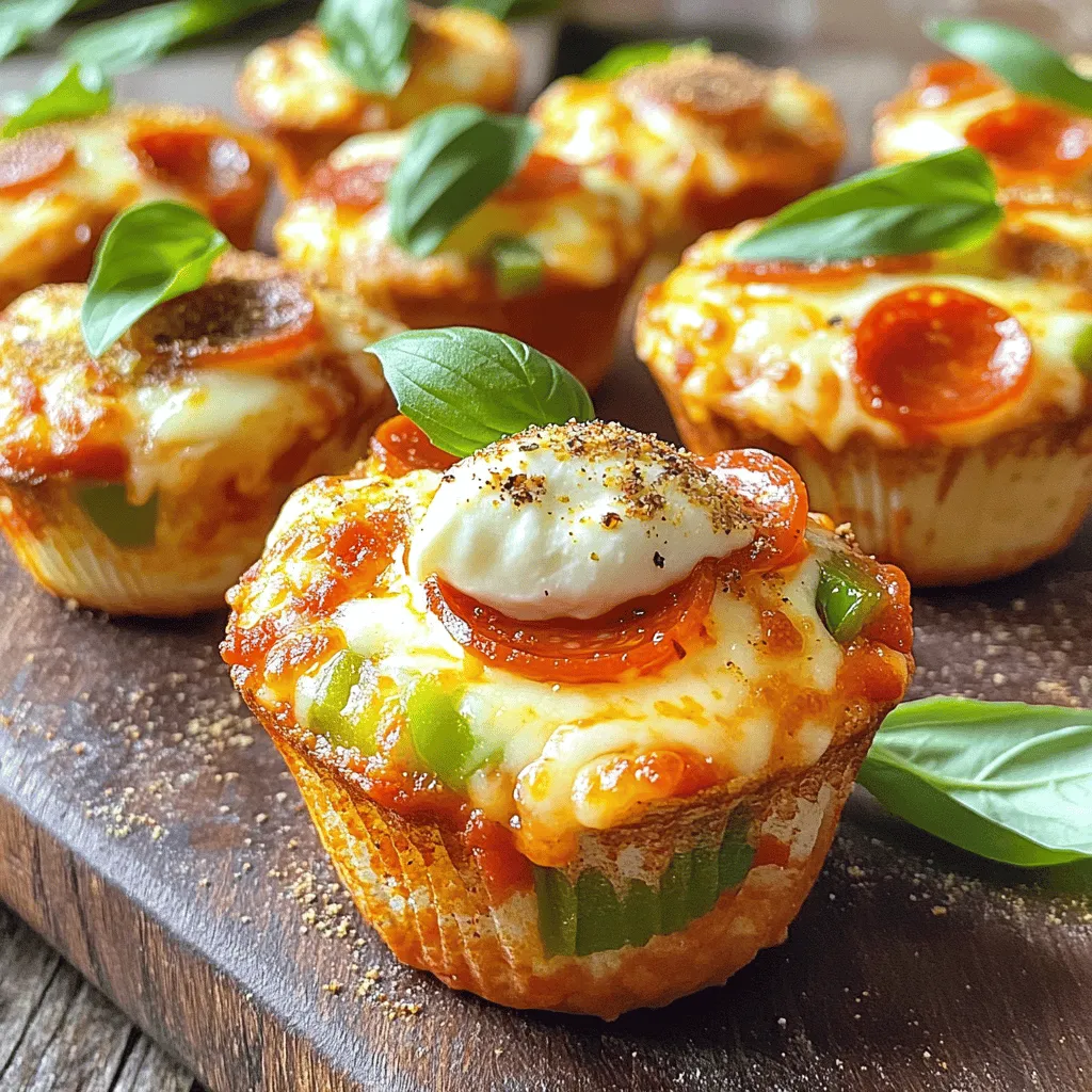 Deep-Dish Pizza Muffins Flavorful and Easy Recipe