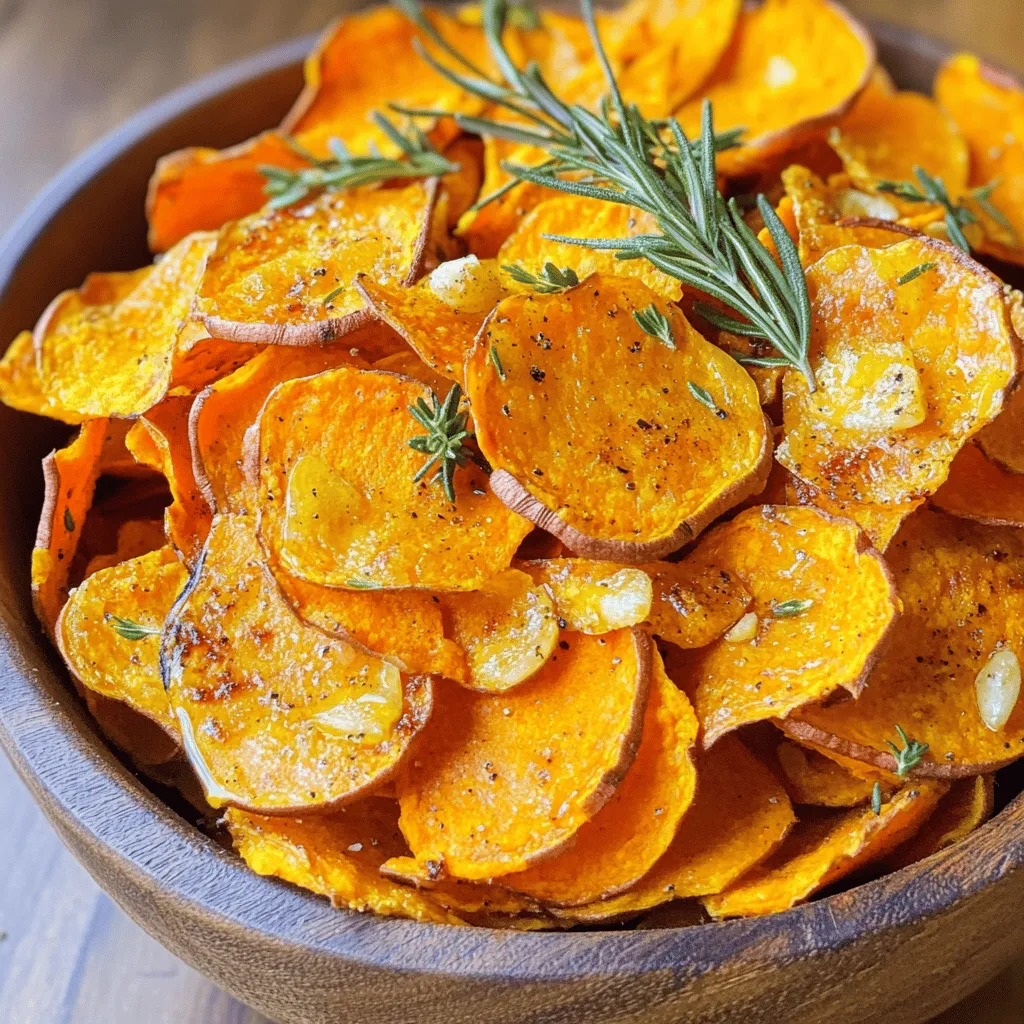 Crispy Baked Sweet Potato Chips Easy and Healthy Snack