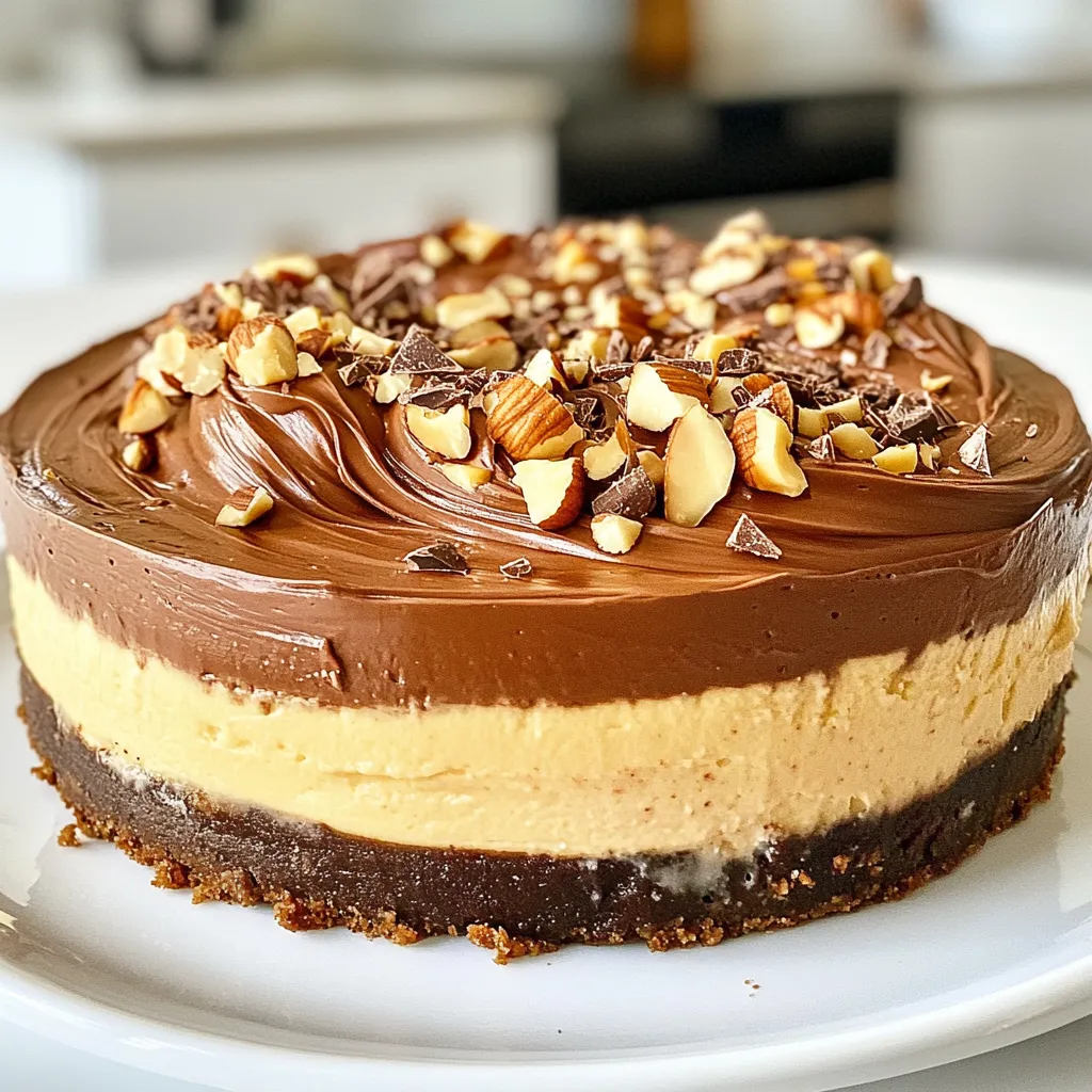 Chocolate Hazelnut Cheesecake Rich and Decadent Delight
