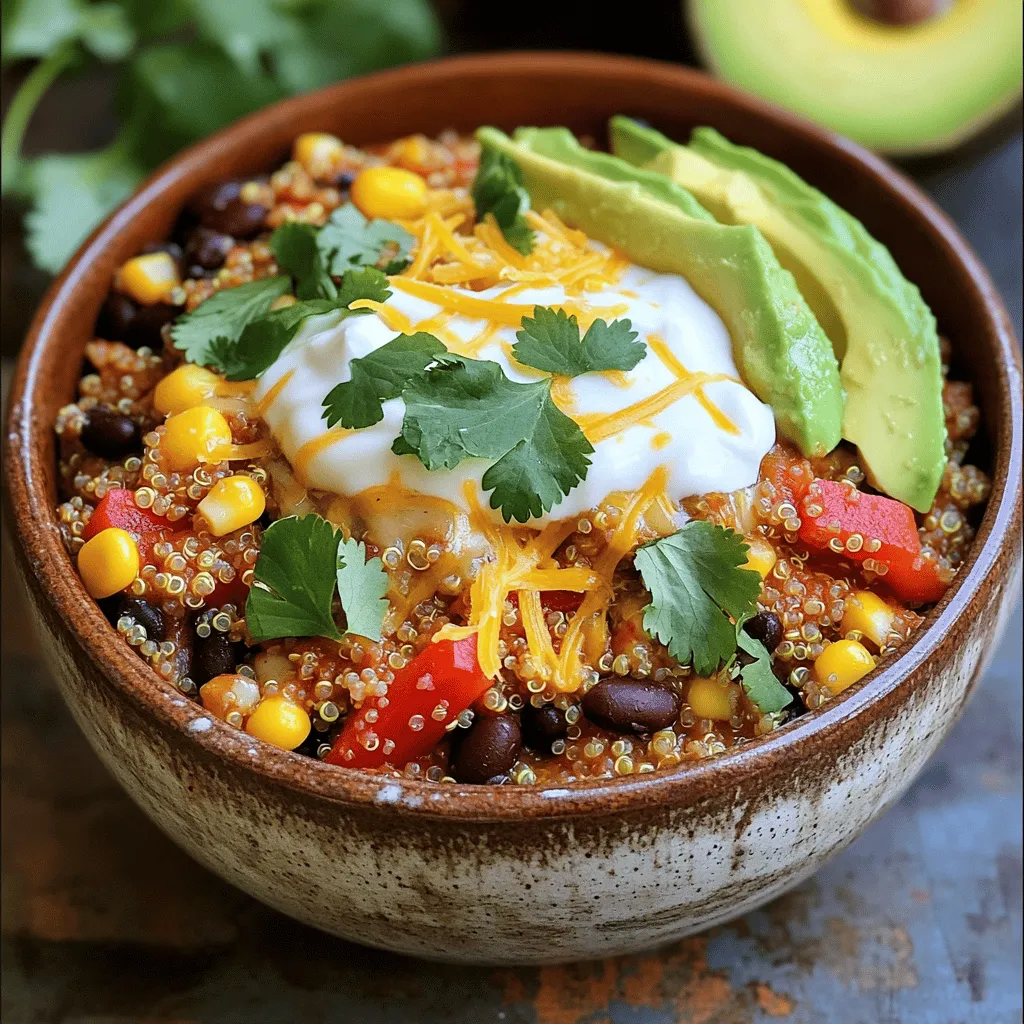 Slow Cooker Creamy Enchilada Quinoa Delightful Dish